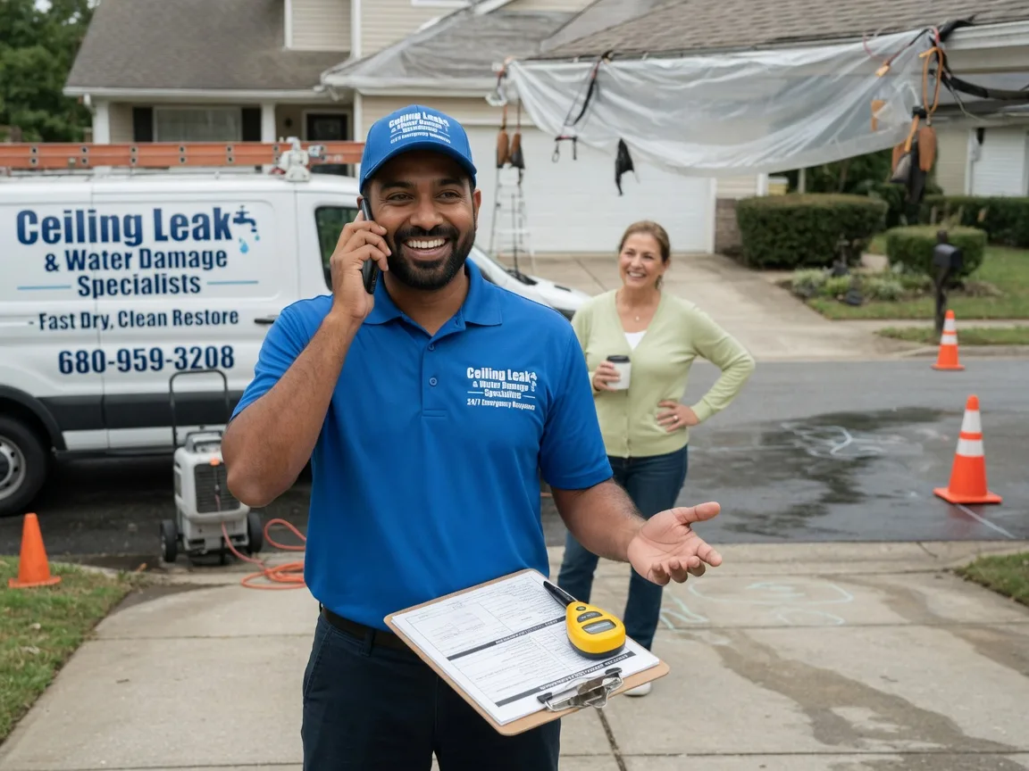 Ceiling Leak Cleanup Adair, IA FAQs
